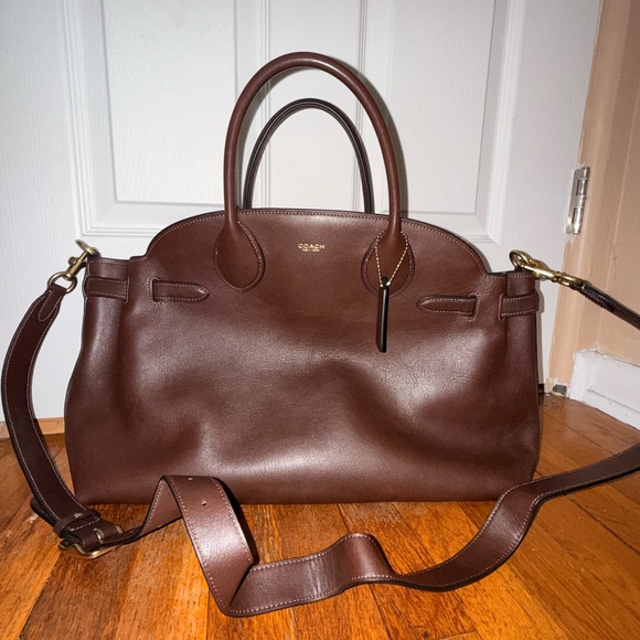 Coach Soft Empire Carryall 40 Brass/Maple - Picture 10 of 10